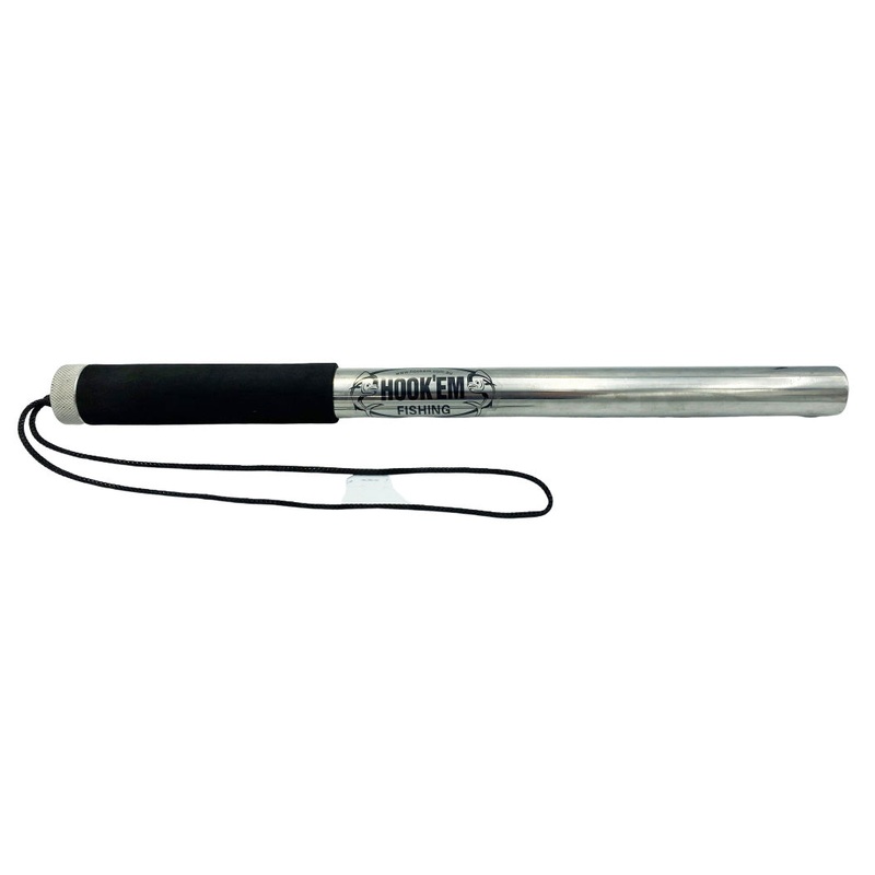 Hookem Stainless Steel Baton/Donga with Removable Butt Cap & IKI Attachment