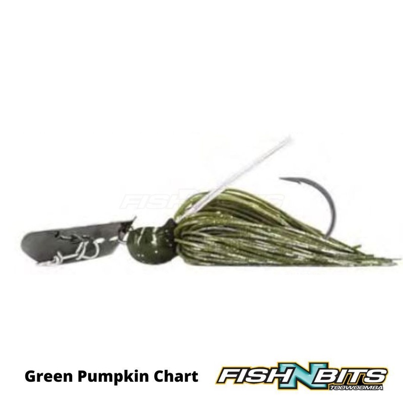 Molix – Compact Blade Jig Green Pumpkin Chart 1/2oz