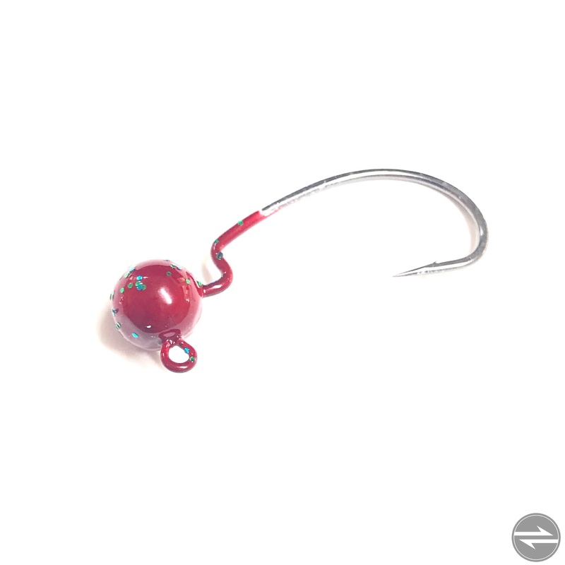 Razor Edge Snag-less Jighead Flash Red 2 1/12oz