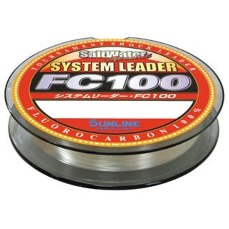 Sunline System FC100 Fluorocarbon Shock Leader 100m 100lb