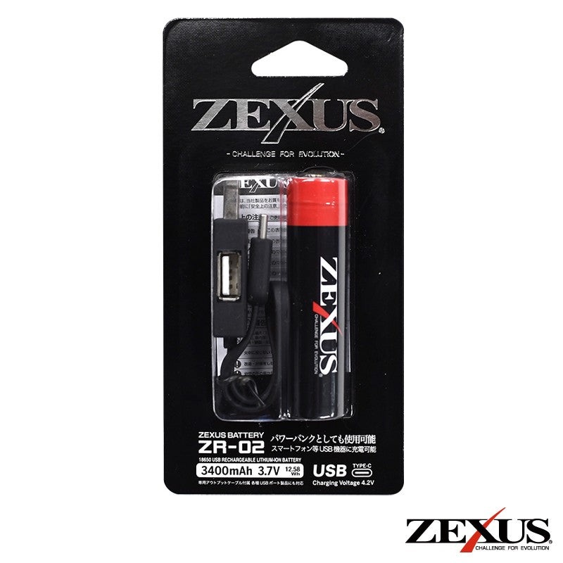 Zexus ZR-02 Lithium-ion rechargeable battery