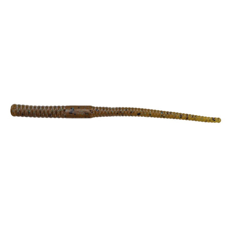 Zoom Shakey Head Worm 5” Green Pumpkin Blue 20pk