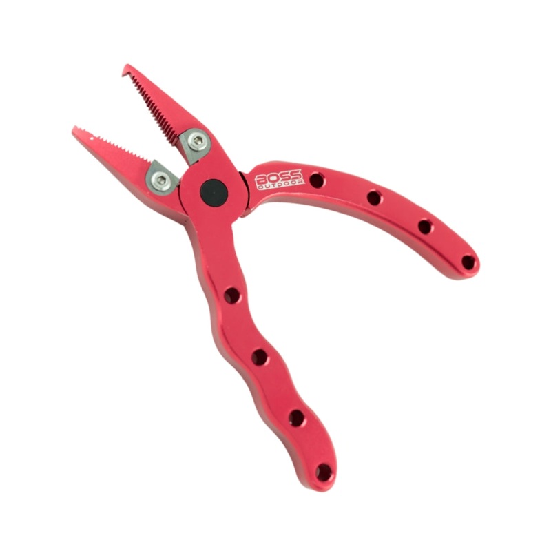 Boss Mini Aluminium Pliers 12CM RED