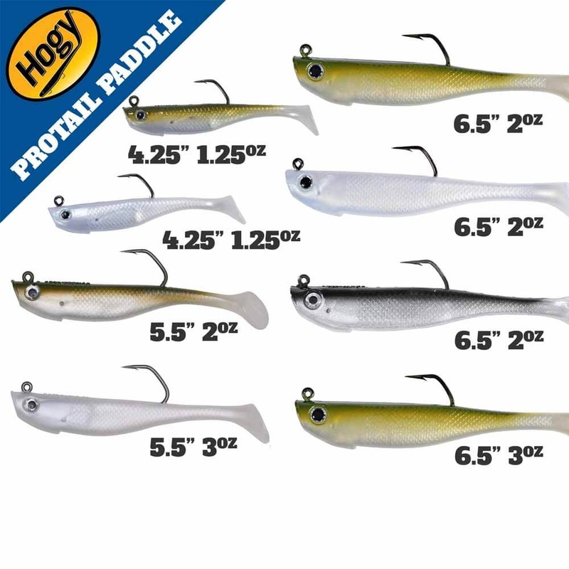Hogy Protail Paddle 5.5″ 3oz Swim Bait Lure BLACK