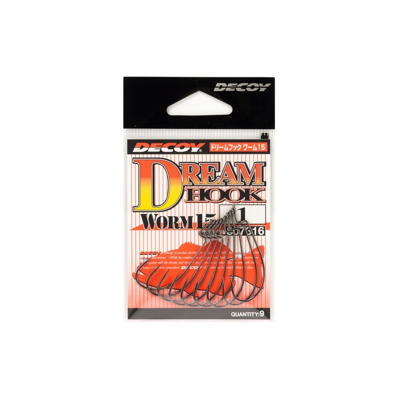 Offset Hook – Decoy – Dream Hook Worms 15 1