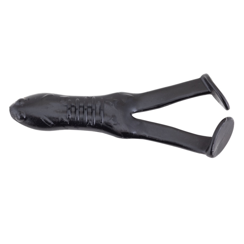 Berkley Powerbait 3.9 inch Beat N Paddle Frog Soft Plastic Black