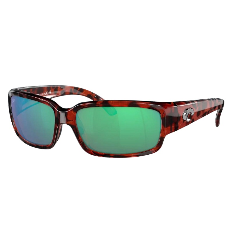 Costa Caballito Polarized Sunglasses Tortoise | Green Mirror 580G