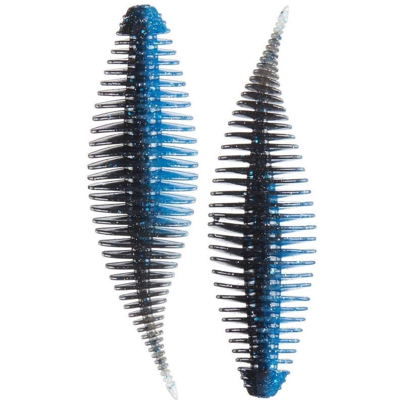 Geecrack Bellows Shad Dark Matter 3.8″ 5pk