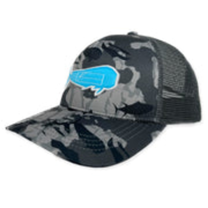 Kscott Bull Camo Snapback Trucker