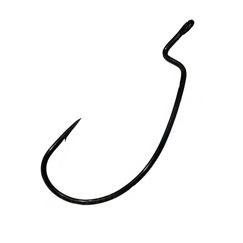 Shinto SH018 Extra Strong Worm Black Nickel Hook Bulk Value Pack 1