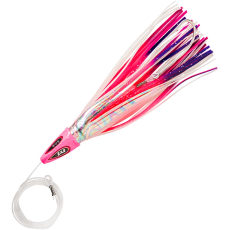Williamson High Speed Tuna Catcher Skirted Trolling Lure 7in Candy Floss