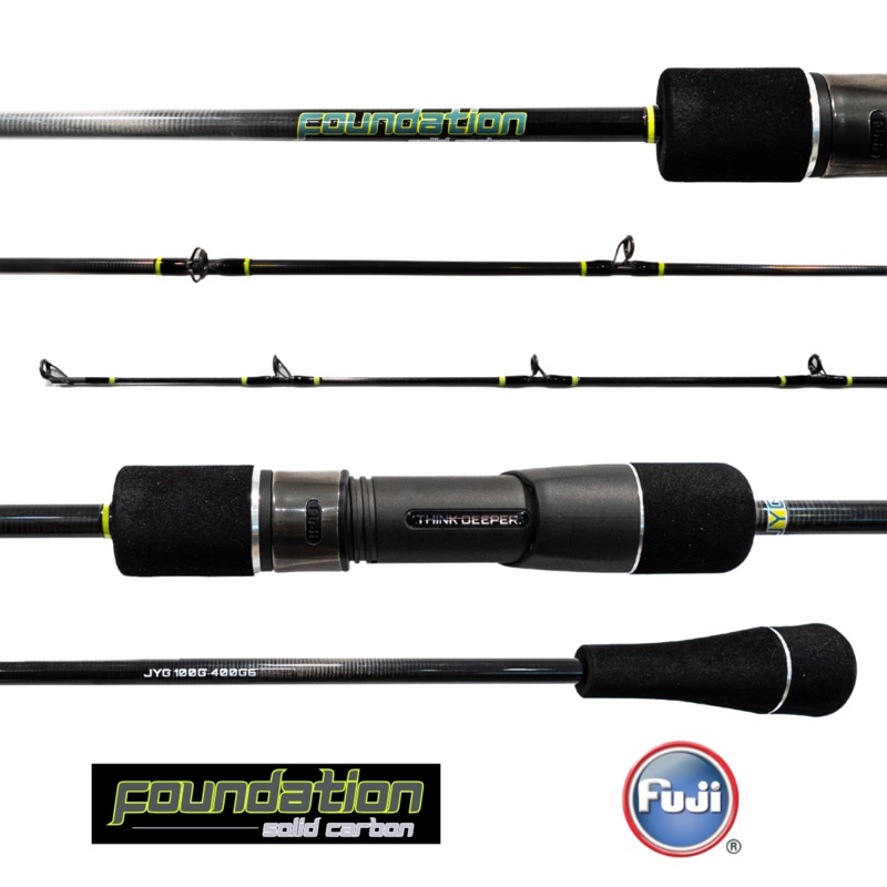 JYG Foundation 6’0 Solid Carbon Slow Pitch Jigging Rod 6FT 100G-400G