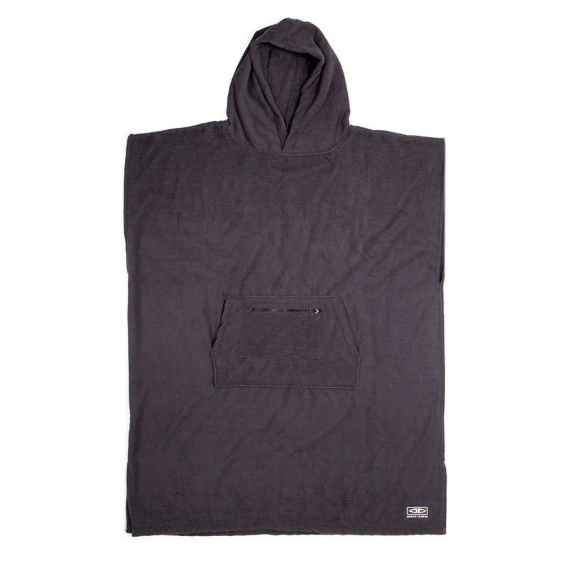 O&E Mens Priority Lightweight Poncho Black