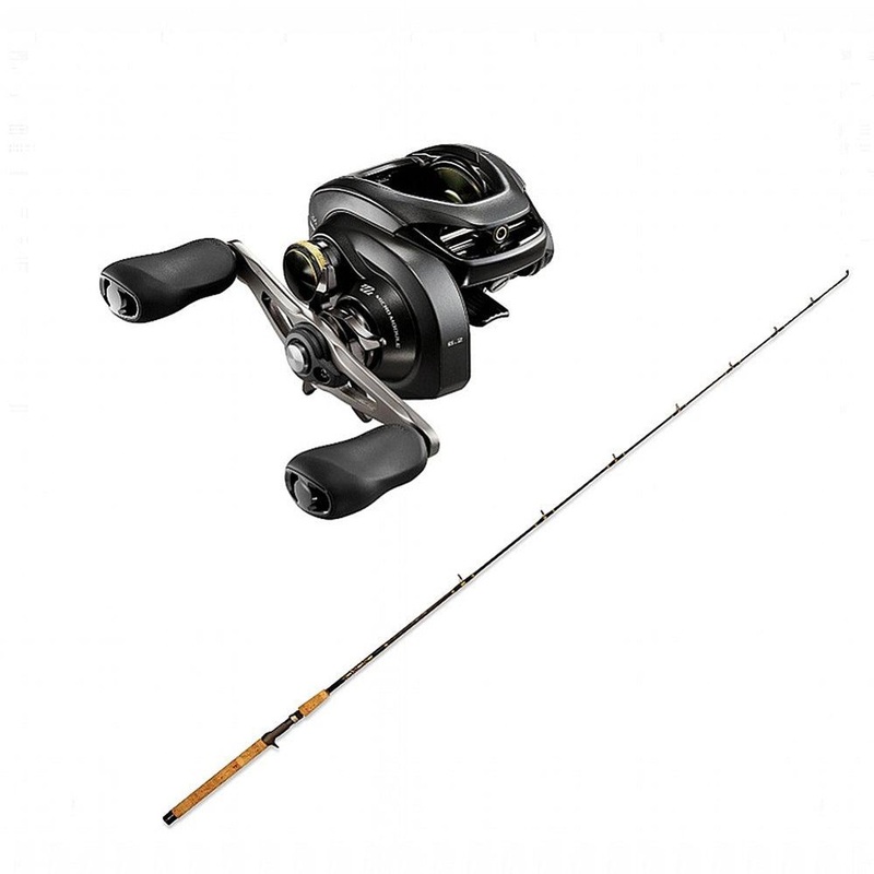 Shimano Curado DC 151 with PGC 8-17 6’6″ CHAOS Gold Combo