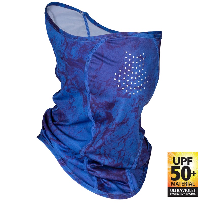 Shimano Vented Face Gaiter Water Camo