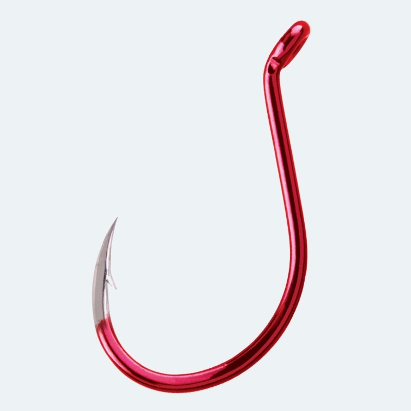 BKK Red Octopus Beak Hook 3/0- 25pce RED