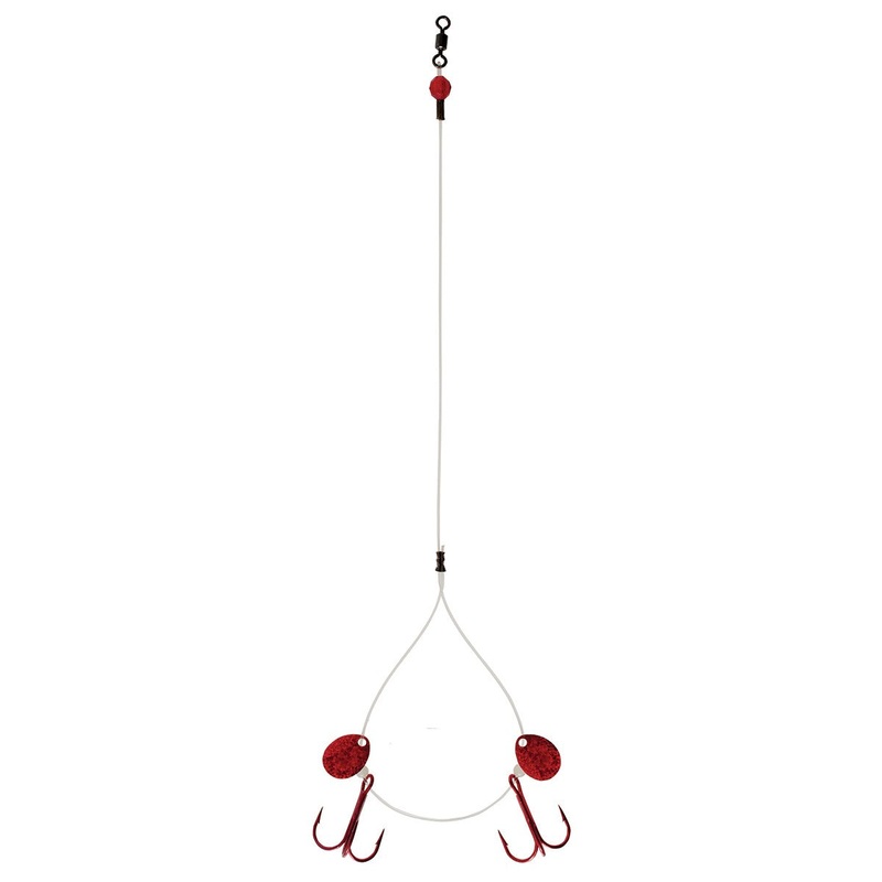 Clam Bigtooth Zero Fluoro Rig 4 Red