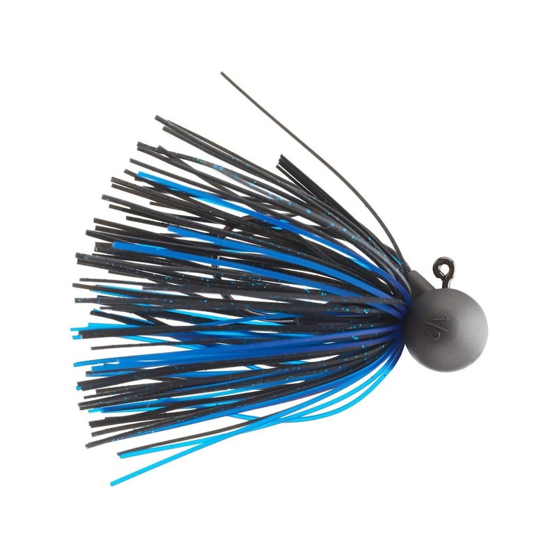 Keitech Tungsten Football Jig Black Blue 407 1/4 oz