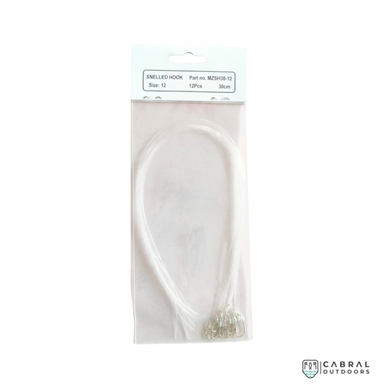 Snelled Hook 30cm | Size-10-12 2
