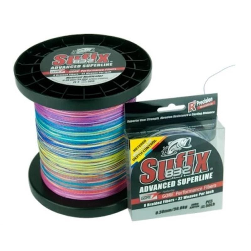Sufix 832 Braid Bulk Spool 3500yd Metred Multi 20lb