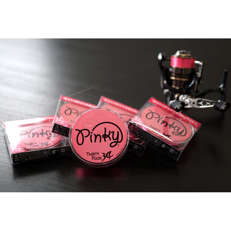 Thirty34Four Pinky Polyester Line #0.3 1.4lb