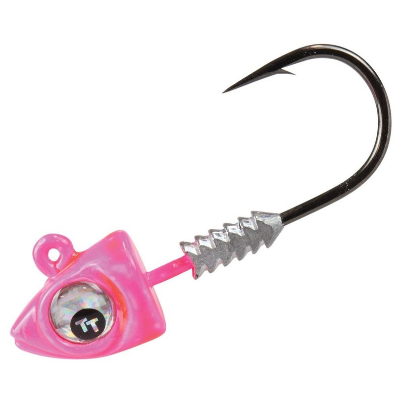 TT Lures Big Eyez Jighead 1/4oz – 3/0 Pink