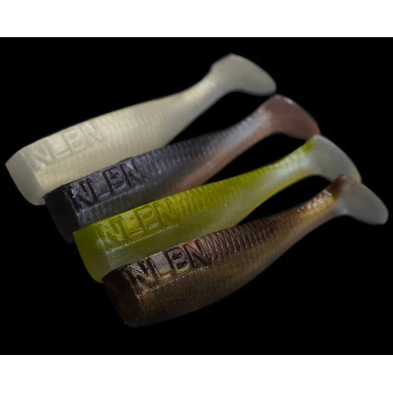 No Live Bait Needed (NLBN) 3″ Paddle Tail Swimbait Hell Yeah Butter