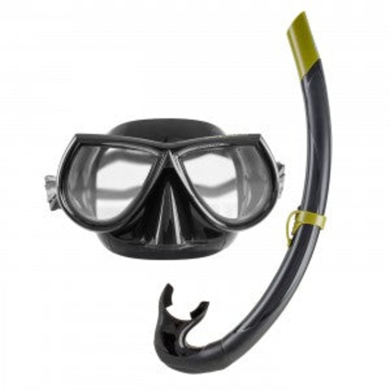Ocean Hunter Predator Mask and Snorkel Set BLACK