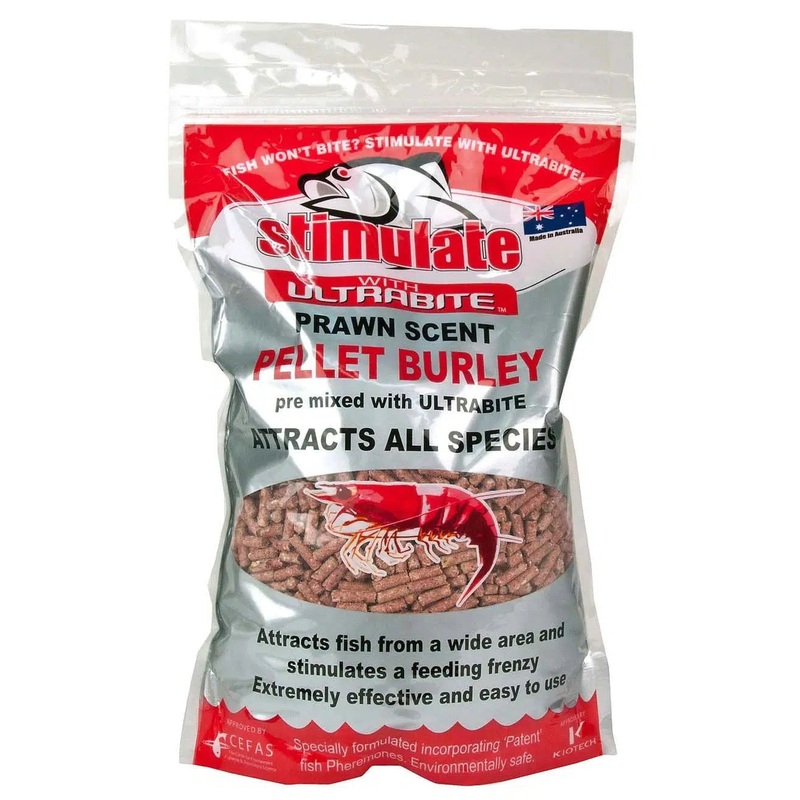 Stimulate Prawn Pellet Burley Pre Mixed with Ultrabite 1kg