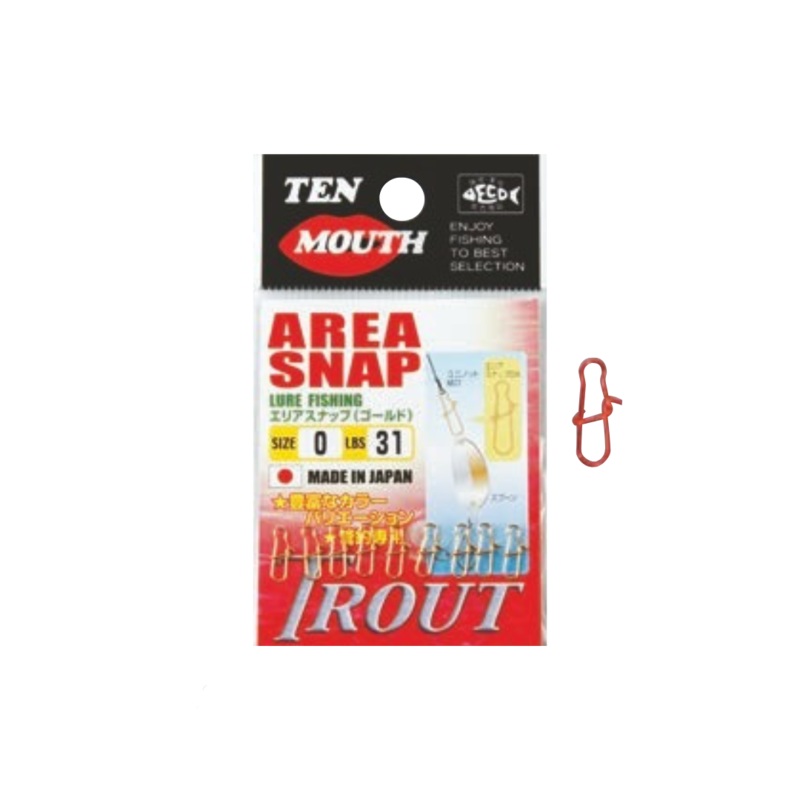 Ten Mouth NT Power Area Snap | #00-#0 | Red 0