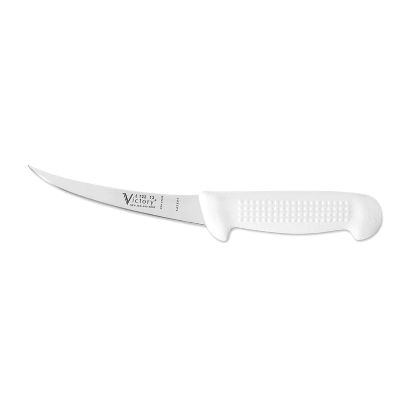 Victory SuperFlex Narrow Curved Boning Knife 13cm 13cm WHITE