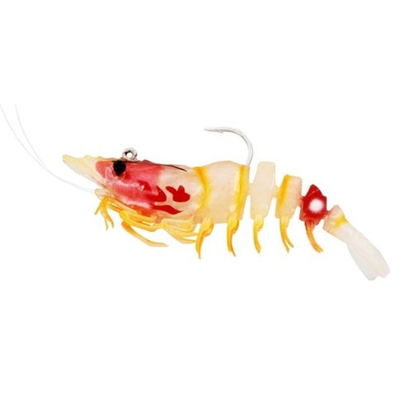 Westin 18g Salty The Shrimp RNR Soft Plastic Lure Hot Shrimp