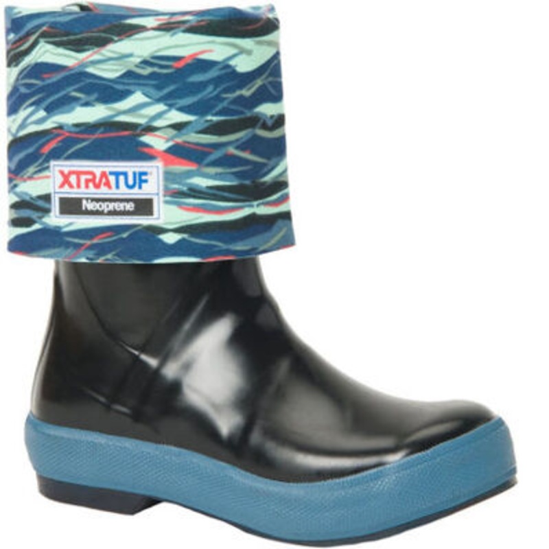 XTRATUF Women’s 15″ Beach Glass Legacy Boot Black 6