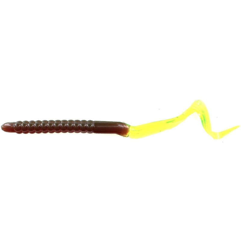 Zoom U-Tale 6” Motoroil/Chartreuse 20Pk