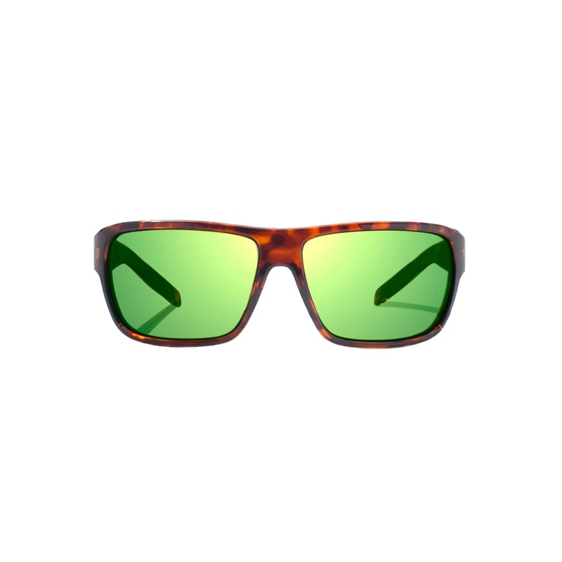 BAJIO Rigolets Brown Tortoise Gloss | Green Mirror Glass