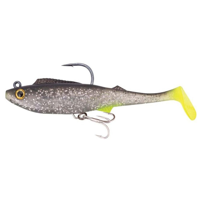 Berkley Shimma Pro Rig Soft Plastic Lure 4.5 INCH OLIVE GLITTER