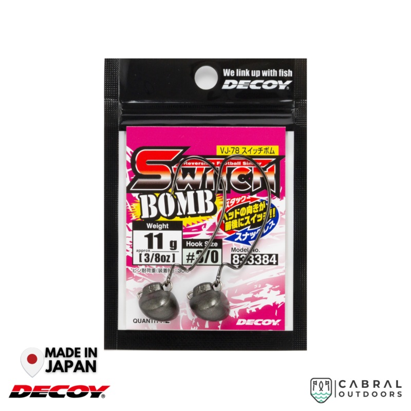Decoy VJ-78 Switch Bomb Jighead | #1/0-#3/0 | 5g-14g #1/0 | 5g