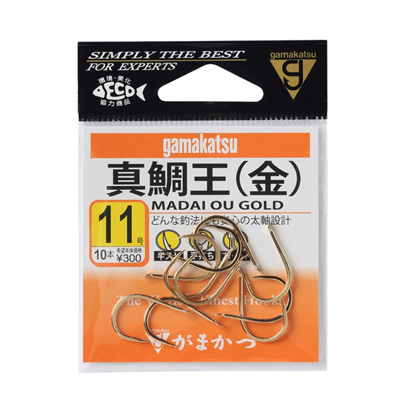 Gamakatsu Madai Ou Iso Hook Gold 6