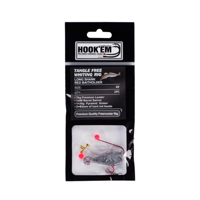 Hookem Whiting Rig 2 Long Shank 30g