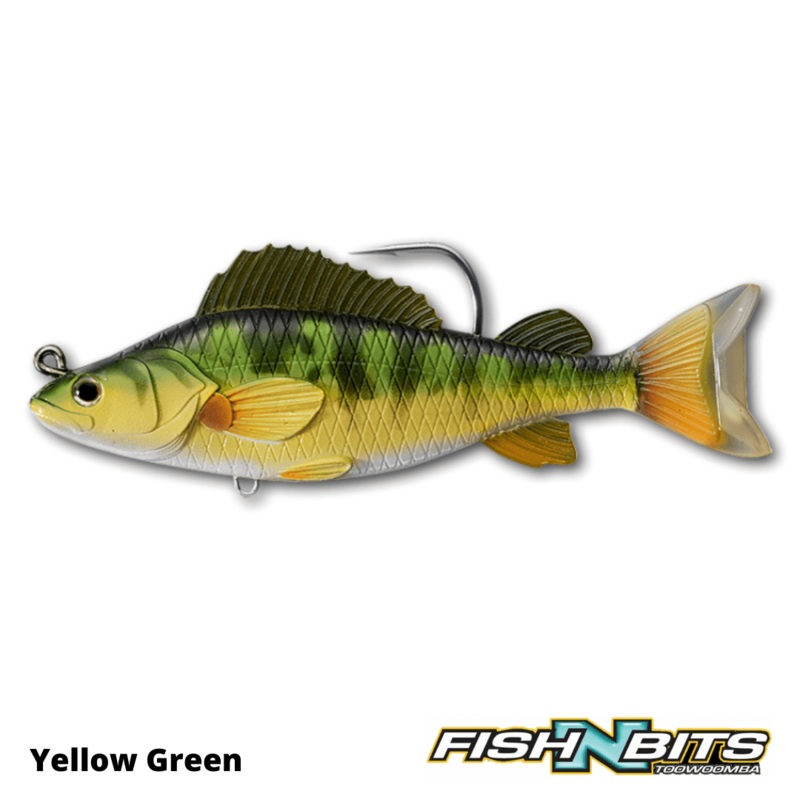 Live Target – Perch Swimbait 5.5inch Gold/Olive