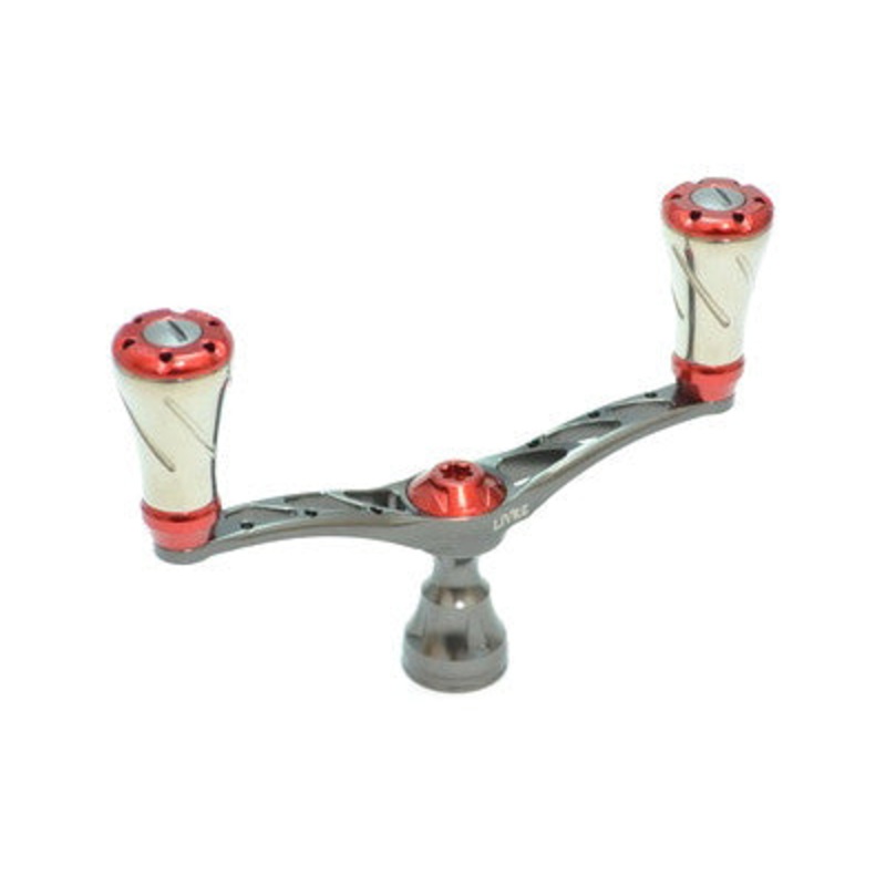 Livre Custom Double Handle Wing 98 WD-98-FS2 (Shimano Compatible) WD-98-FS2 – Gun Metal x Gold