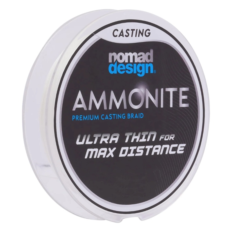 Nomad Ammonite Casting Braid 10LB/150YD White