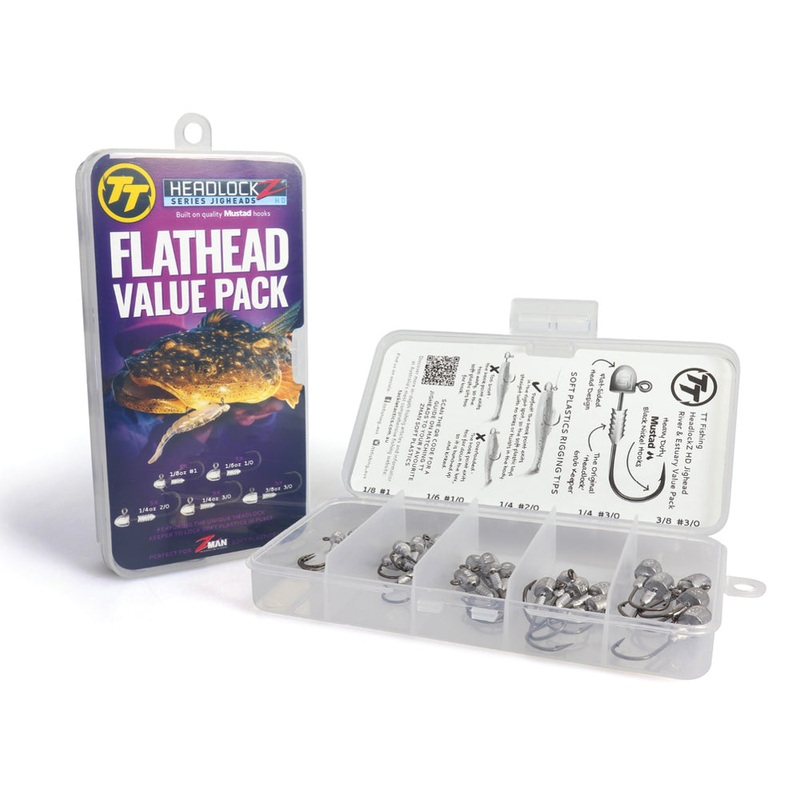 Tackle Tactics TT Flathead Bulk Value Jighead Pack 2084