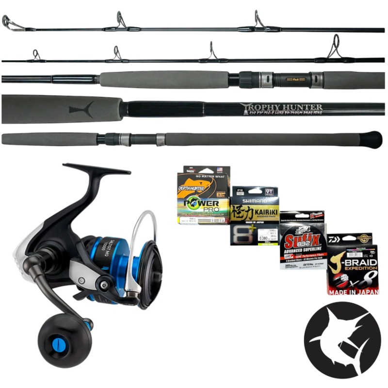 Trophy Hunter Tuna Combo – Topwater 838 / Saltist MQ 14000