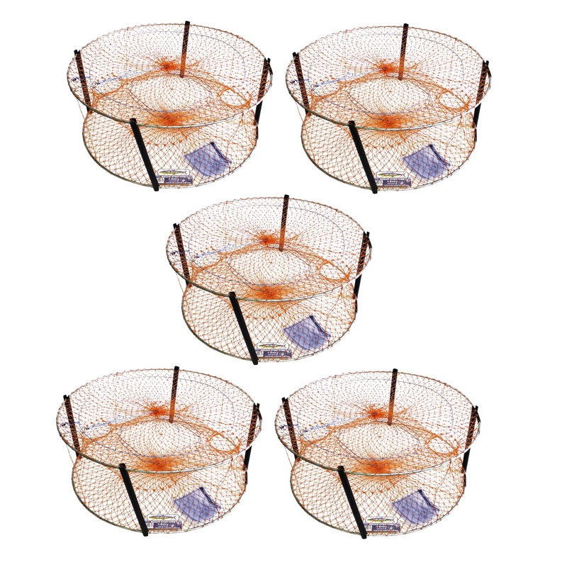 Wilson Standard Crab Trap Round-4 Entry Orange – 5 Pack