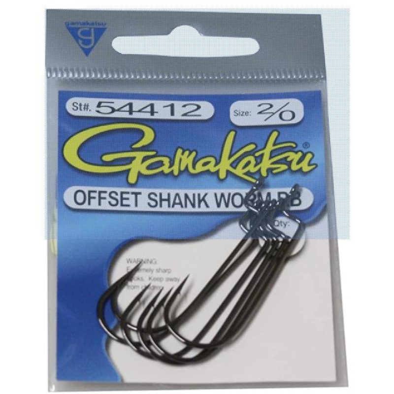 Gamakatsu Worm Offset NSB Hook #2 6 Pack