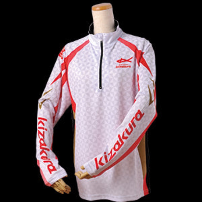 Kizakura Zip Up Shirt Kz-Z1 08383 M Red