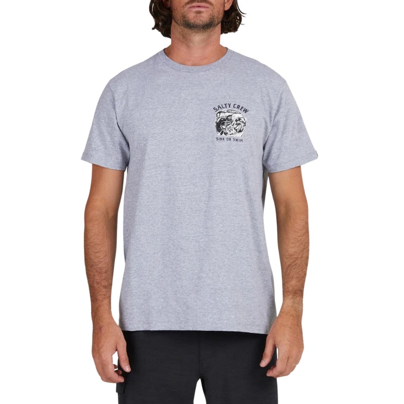 Salty Crew Tsunami Standard S/S Tee L ATHLETIC HEATHER