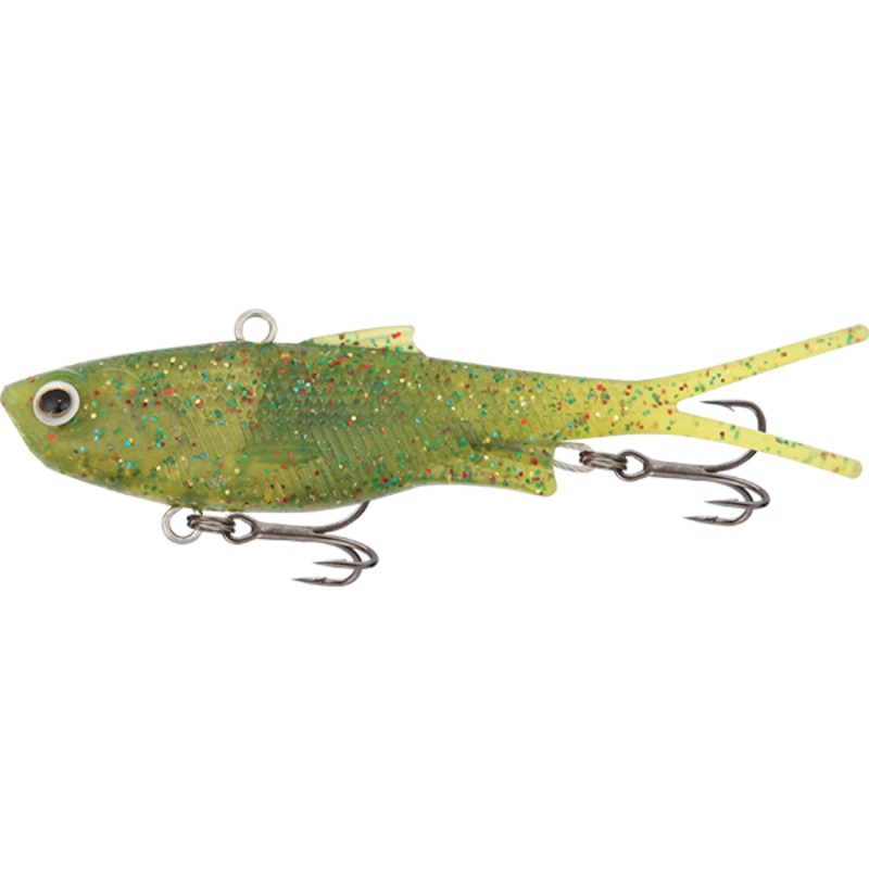 Samaki Vibelicious Fork Tail Soft Vibe Lure 70mm Avocado