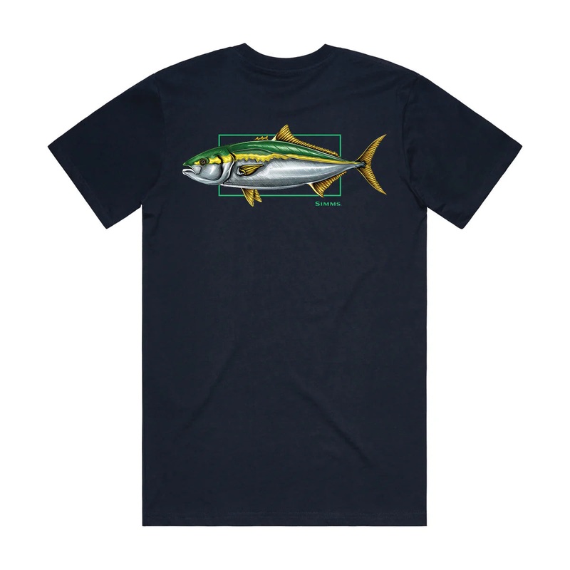 Simms Artist Tee Kingfish Fish it Well 2XL
